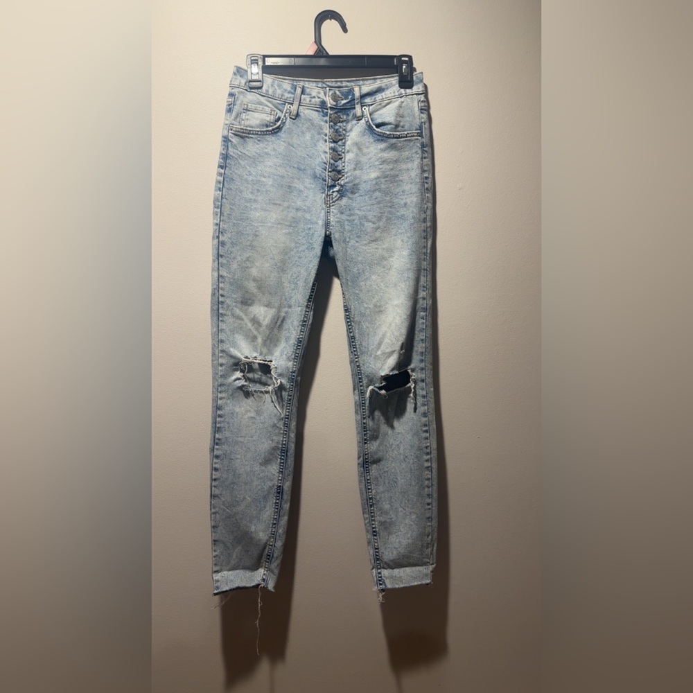 Wild Fable acid wash high rise Distressed Jeans